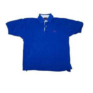 Bugle Boy Classics Vintage Blue Polo Shirt Large